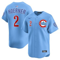 Nico Hoerner 2 Baseball team Limited Alternate 2 Men Jersey - Baby Blue