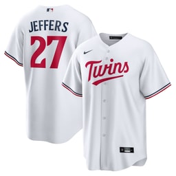 Men's Baseball team Ryan Jeffers Home Player Jersey, White
