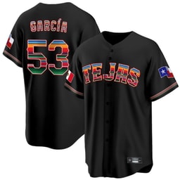 Adolis Garcia 53 Baseball team Mexican Collection Baseball Men's Jersey - Black