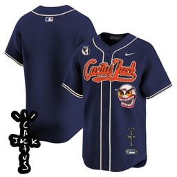 Baseball team Cactus Jack Patch V2 Men's Jersey - Navy