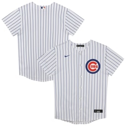 Juvenile Baseball team Home White Blank Jersey