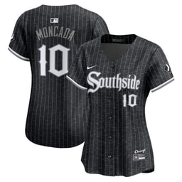 Yo?n Moncada 10 Baseball team City Connect Limited Women Jersey - Black