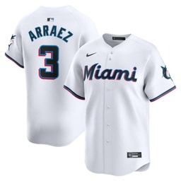 Luis Arraez 3 Baseball team Home Limited Player Men's Jersey - White
