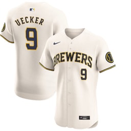 Bob Uecker #9 Baseball team Home Elite Jersey - Cream