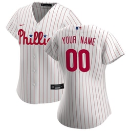 Baseball team Women's Home Custom Jersey - White