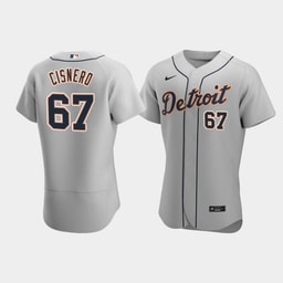 Jose Cisnero 67 Baseball team Gray Road Jersey