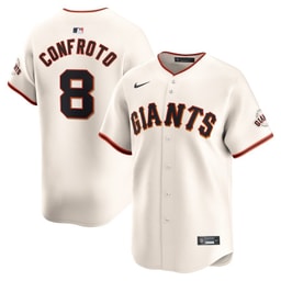 Michael Conforto 8 Baseball team Home Limited Men's Jersey - Cream