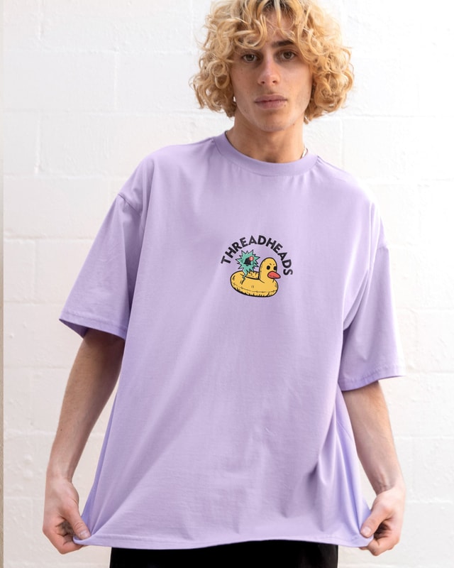 Another Fine Day Oversized Graphic Tee - Unisex 90s Boxy Fit 100% Combed Cotton