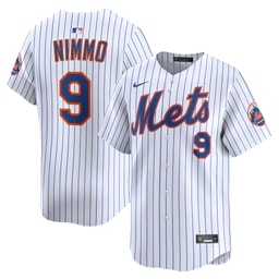 Men's Baseball team Brandon Nimmo White Home Limited Player Jersey