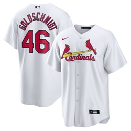 Men's Baseball team Paul Goldschmidt White Home Player Name Jersey
