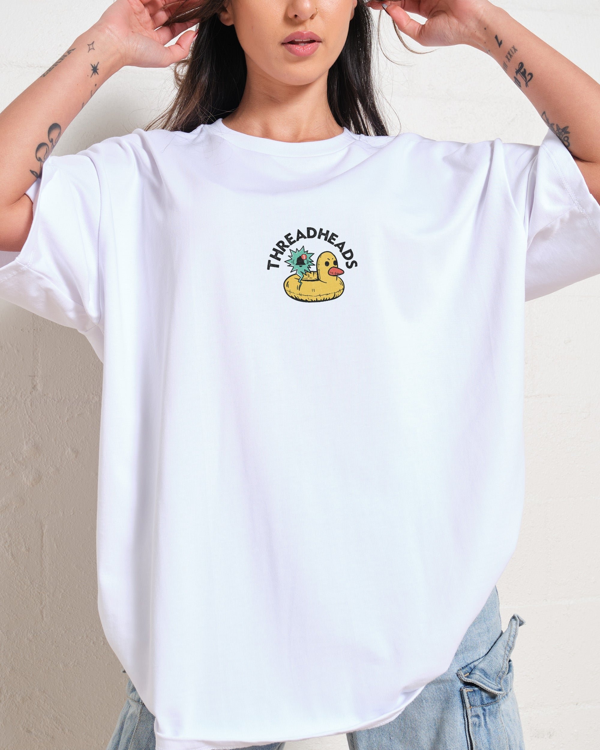 Another Fine Day Oversized Graphic Tee - Unisex 90s Boxy Fit 100% Combed Cotton
