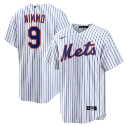 Brandon Nimmo 9 Baseball team Home Men's Jersey - White
