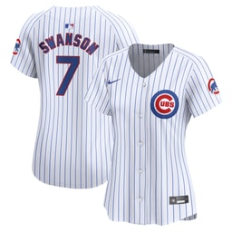 Women's Baseball team Dansby Swanson White Home Limited Player Jersey