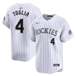 Michael Toglia 4 Baseball team Home Limited Player Men's Jersey - White