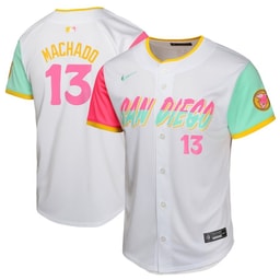 Manny Machado 13 Baseball team City Connect Limited Youth Jersey - White