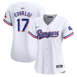 Nathan Eovaldi 17 Baseball team Women's Home Limited Player Jersey - White