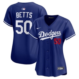 Women's Baseball team Mookie Betts Royal Alternate Limited Player Jersey