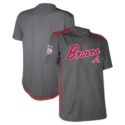 Youth Baseball team Stitches Charcoal Team V-Neck Jersey