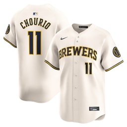 Men's Baseball team Jackson Chourio Cream Home Limited Player Jersey