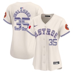 Justin Verlander 35 Baseball team Women's Mexico Jersey - Cream
