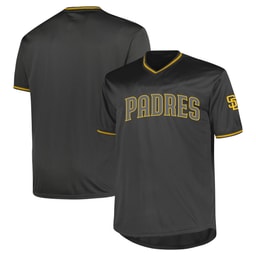 Men's Baseball team Profile Charcoal Big & Tall Pop Fashion Jersey