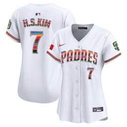 Ha-Seong Kim 7 Baseball team Mexico Women's Jersey - White