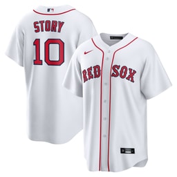Men's Baseball team Trevor Story White Home Jersey