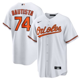 Men's Baseball team Felix Bautista White Player Jersey