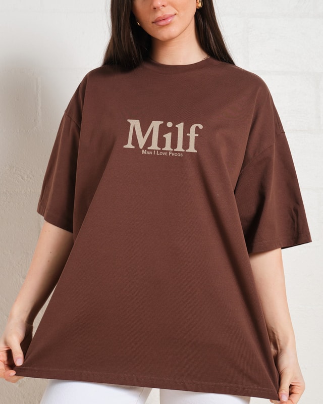 Man I Love Frogs Front and Back Oversized T-Shirt - Unisex 90s Boxy Fit Cotton Tee