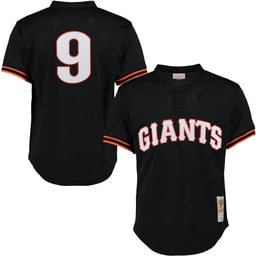 Men's Baseball team Matt Williams Apparel brand Black Cooperstown Mesh Batting Practice Jersey