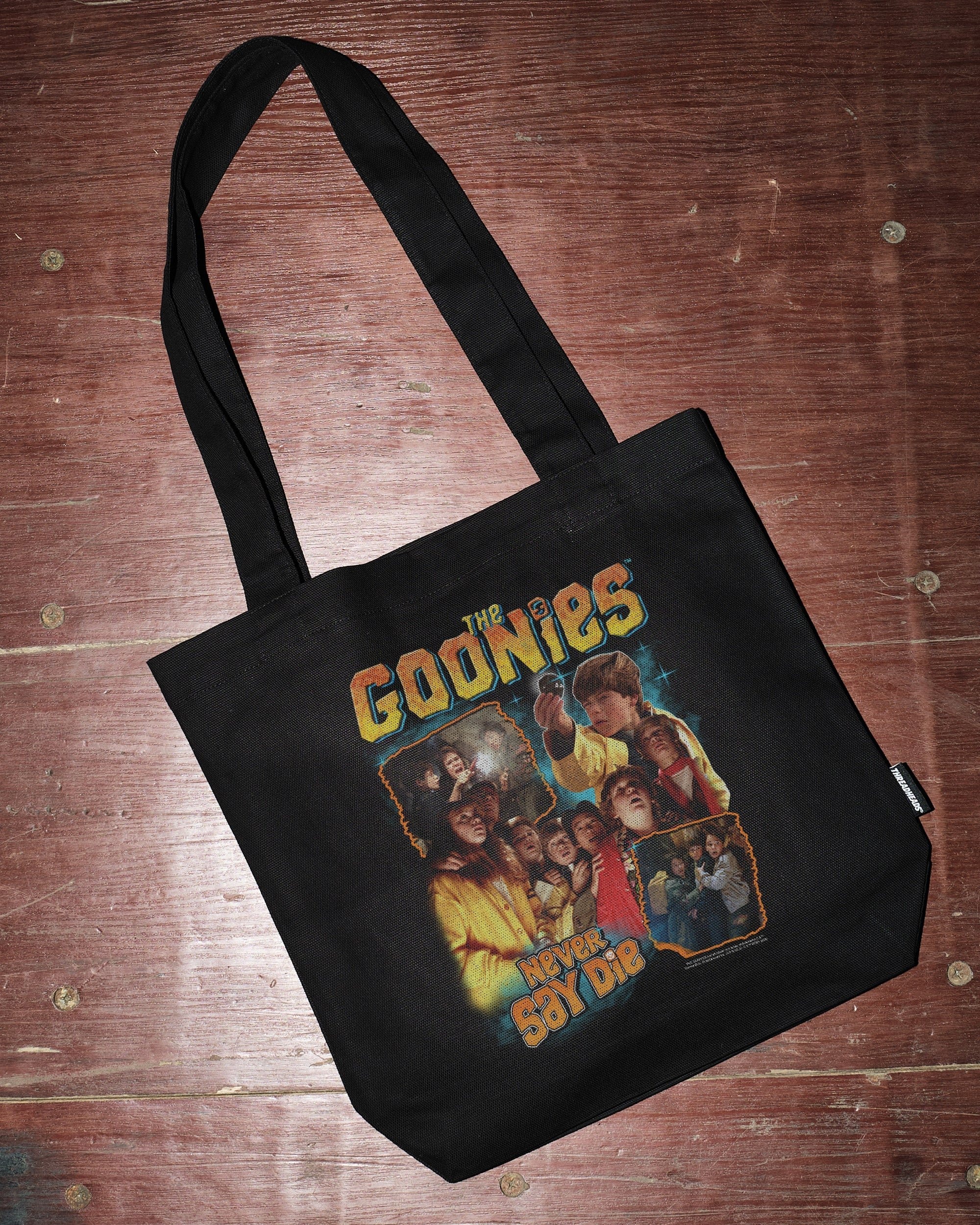 The Goonies Vintage Tote Bag - 100% Cotton Canvas with Reinforced Straps