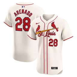 Men's Baseball team Nolan Arenado Cream Alternate Elite Player Jersey