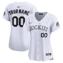 Women's Baseball team White Home Limited Custom Jersey