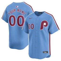 Baseball team Alternate Limited Custom Men's Jersey - Light Blue