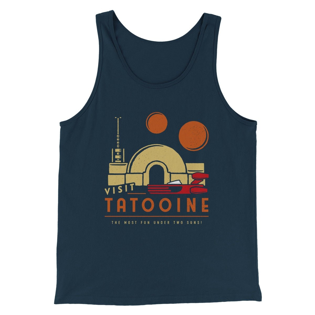 Visit Tatooine Funny Movie Men/Unisex Tank Top
