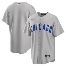 Men's Baseball team Gray Road Team Jersey
