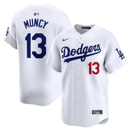 Max Muncy 13 Baseball team Home Limited Player Men's Jersey - White