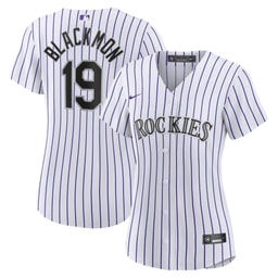Women's Baseball team Charlie Blackmon Home Player Jersey, White