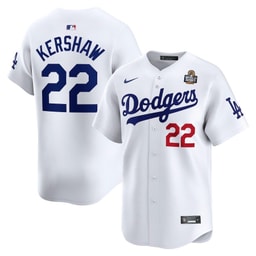 Clayton Kershaw 22 Baseball team 2024 World Series Home Limited Player Men's Jersey - White