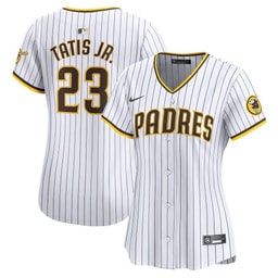 Fernando Tatis Jr. 23 Baseball team Women's Home Limited Player Jersey - White