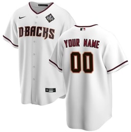 Baseball team World Series 2023 Home Stitched Custom Jersey - White