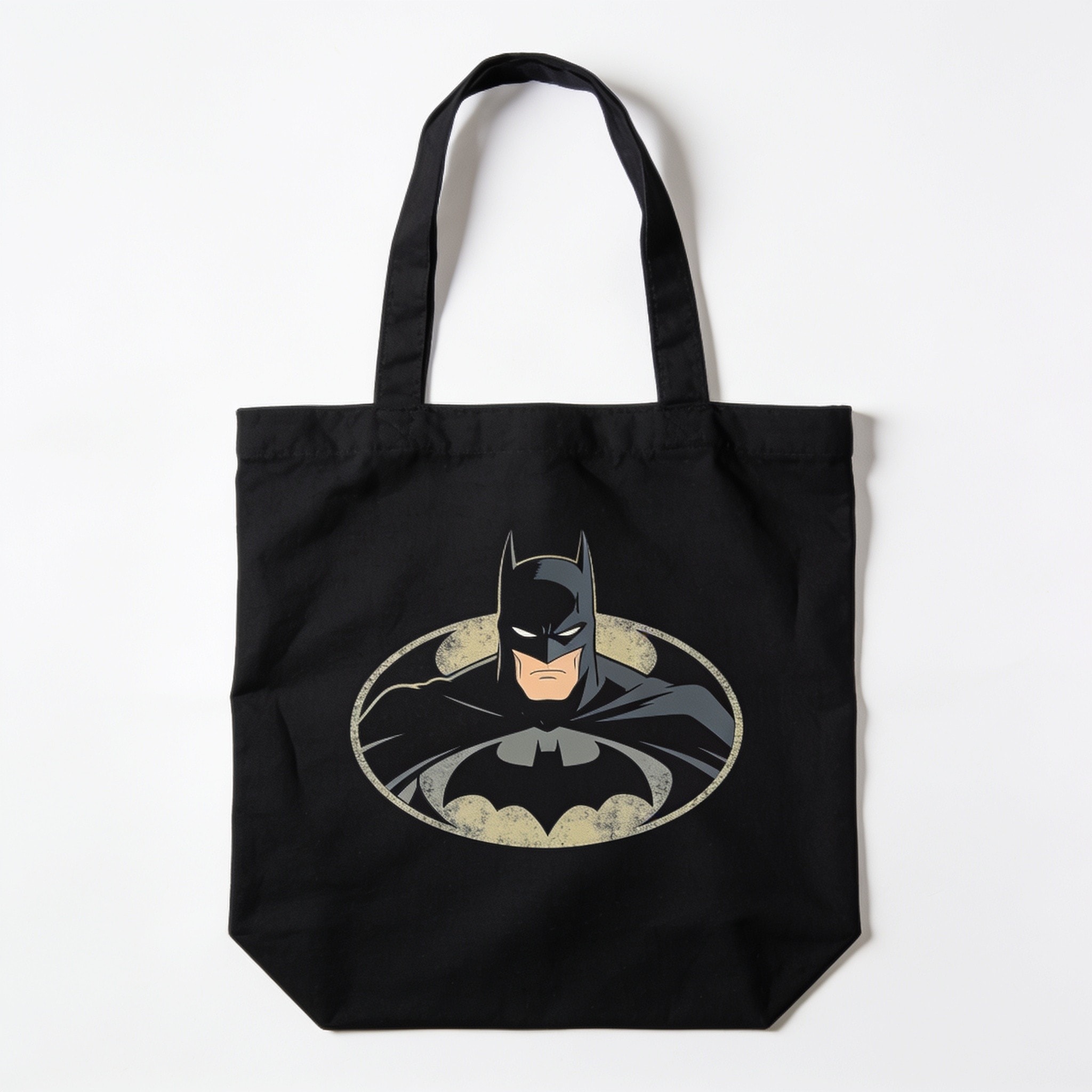 Batman Animated Vintage Tote Bag 100% Cotton Canvas