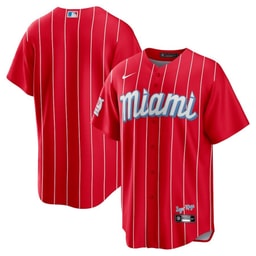 Baseball team City Connect Team Men's Jersey - Red