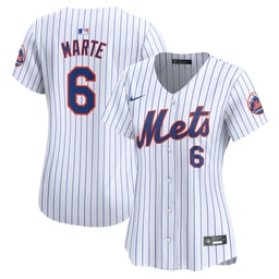 Women's Baseball team Starling Marte White Home Limited Player Jersey