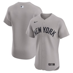 Men's Baseball team Gray Road Elite Jersey