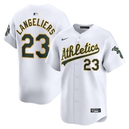 Shea Langeliers 23 Baseball team Home Limited Men's Jersey - White
