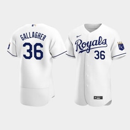 Cam Gallagher 36 Baseball team White Home Jersey