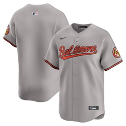 Men's Baseball team Gray Road Limited Jersey