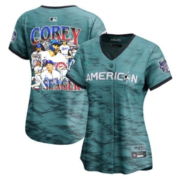 Corey Seager 5 Baseball team Journey 2023 All-Star Game Limited Player Women's Jersey - Teal