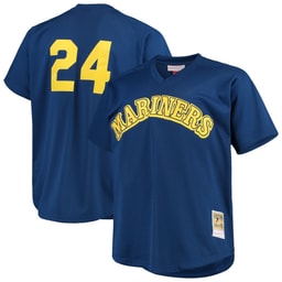 Men's Baseball team Ken Griffey Jr. Apparel brand Royal Big & Tall Cooperstown Collection Mesh Batting Practice Jersey